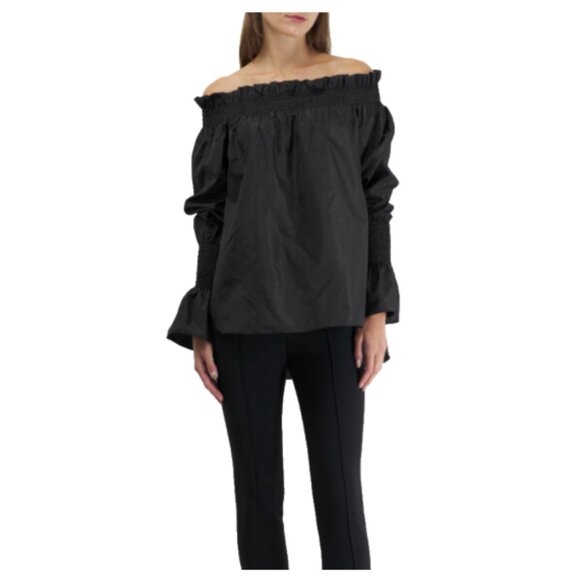 Adam Lippes Off the Shoulder Top Blouse Shirt Size 0 EUC - Picture 1 of 6